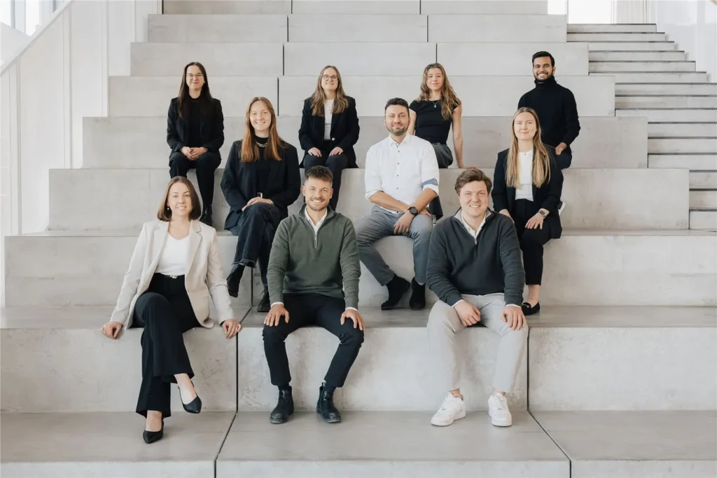 The EVANIUM team at the BioPark Regensburg