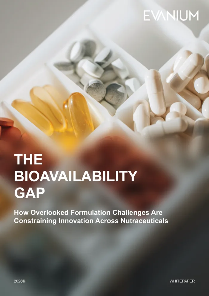 Cover of the EVANIUM whitepaper The Bioavailability Gap